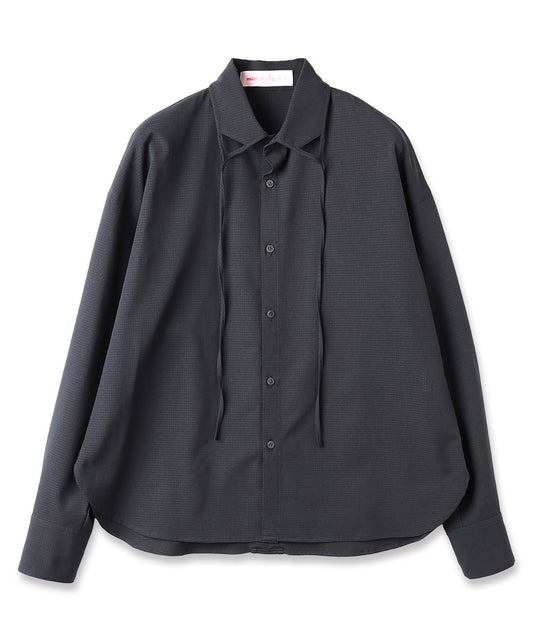 NEGATIVE SPACE COLLAR SHIRT