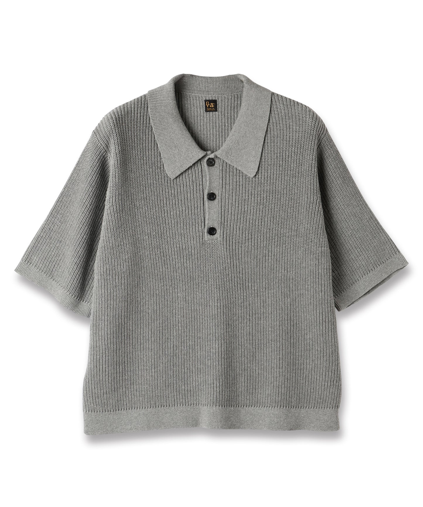 half-sleeve knit polo