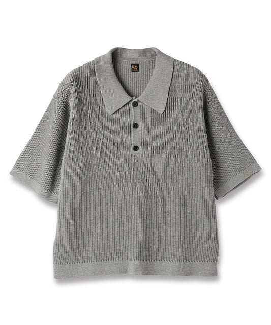 half-sleeve knit polo