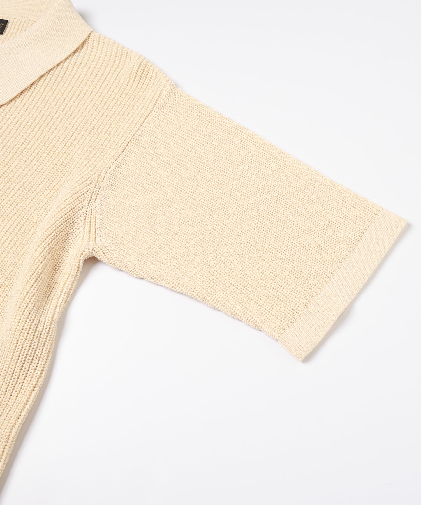 half-sleeve knit polo