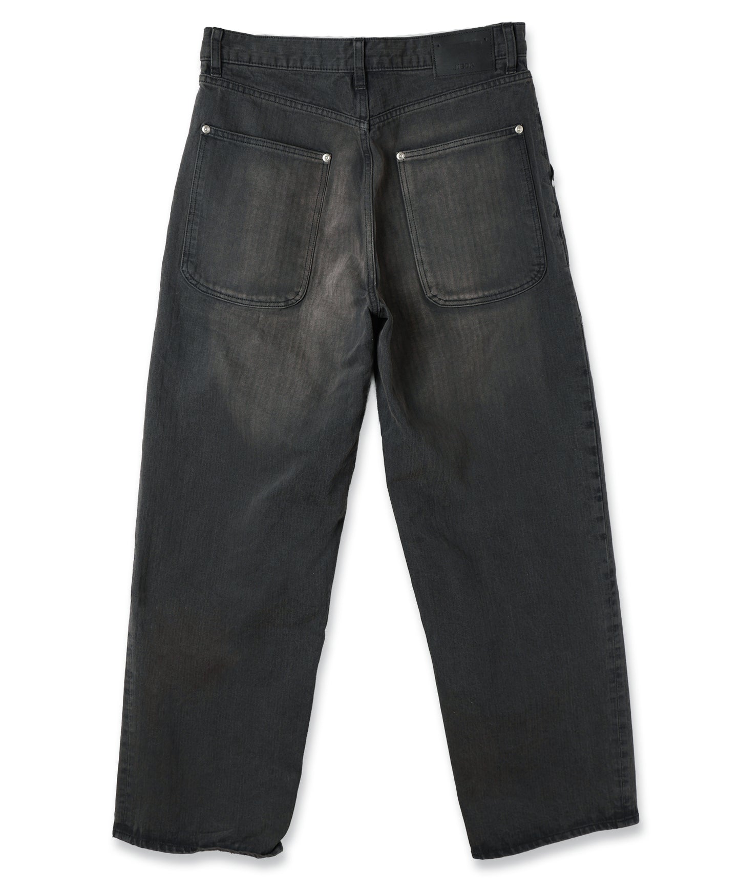 BAKER TUCK HERRINGBONE PANTS