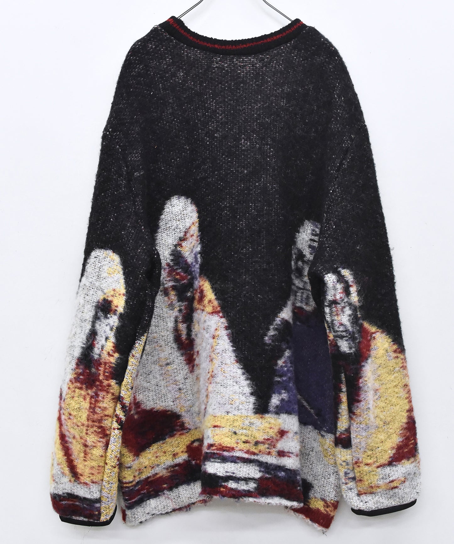 STAR MOHAIR KNIT SWEATER