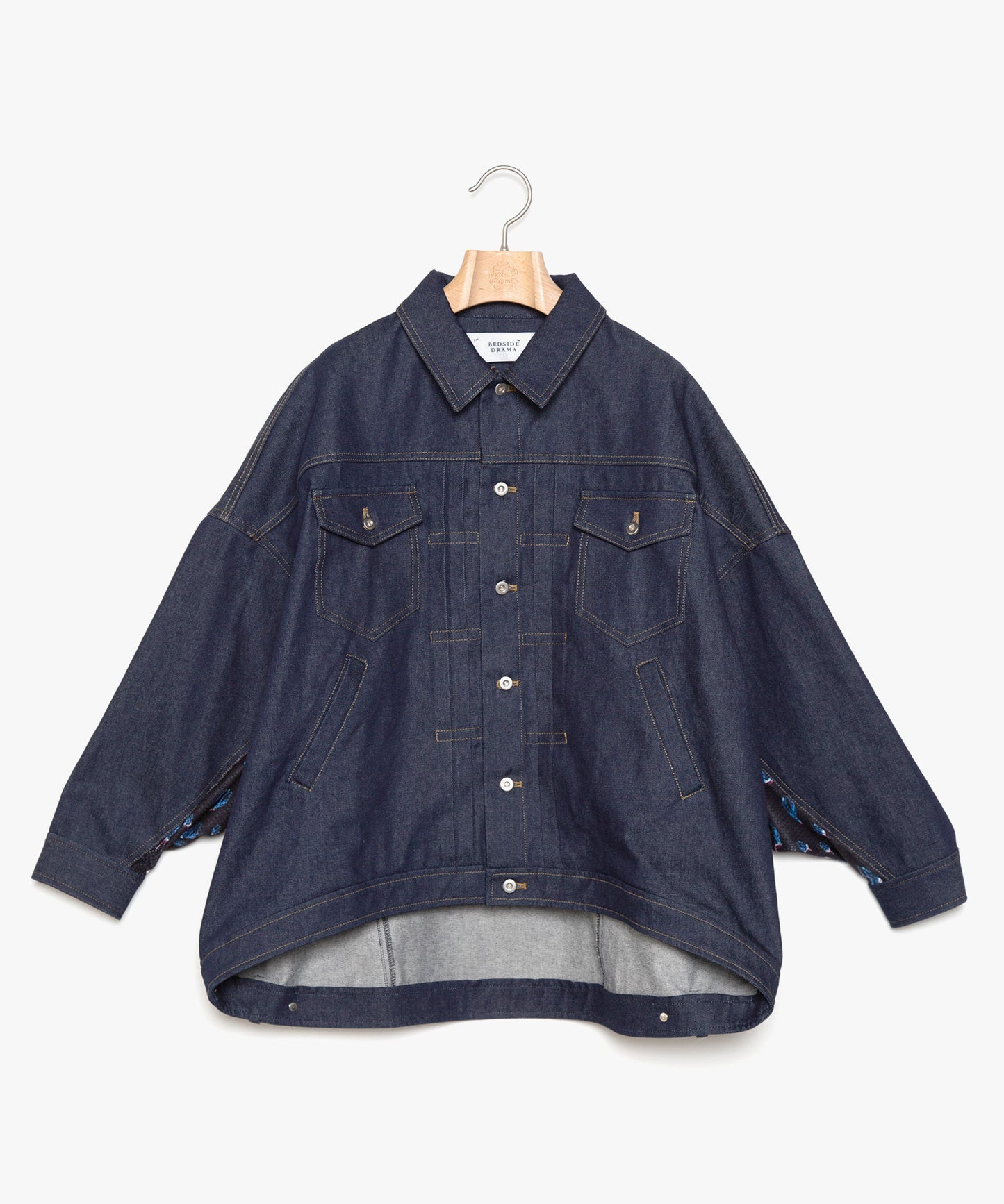 Flower Wide Denim Jacket
