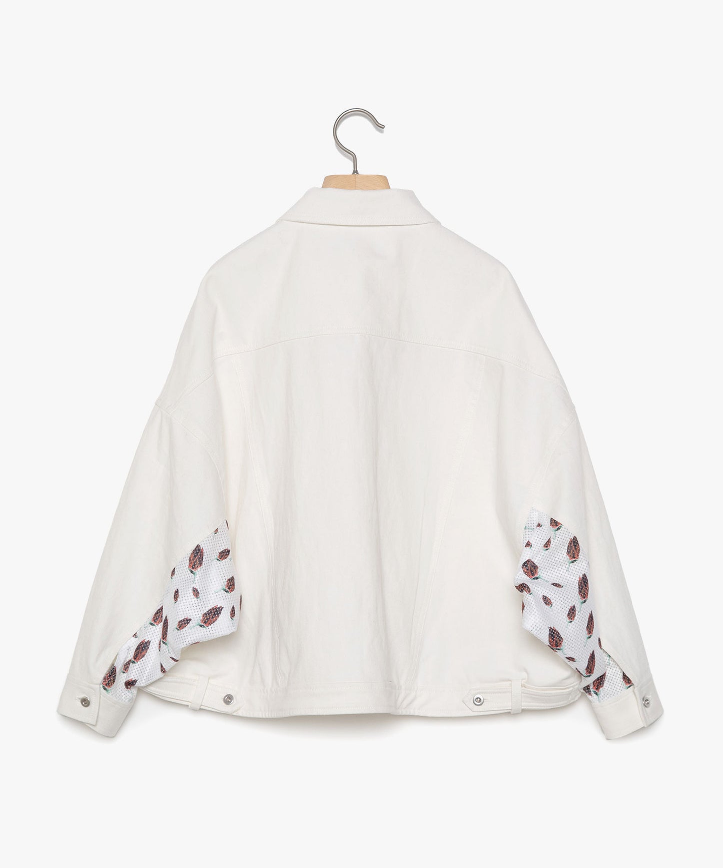 Flower Wide Denim Jacket