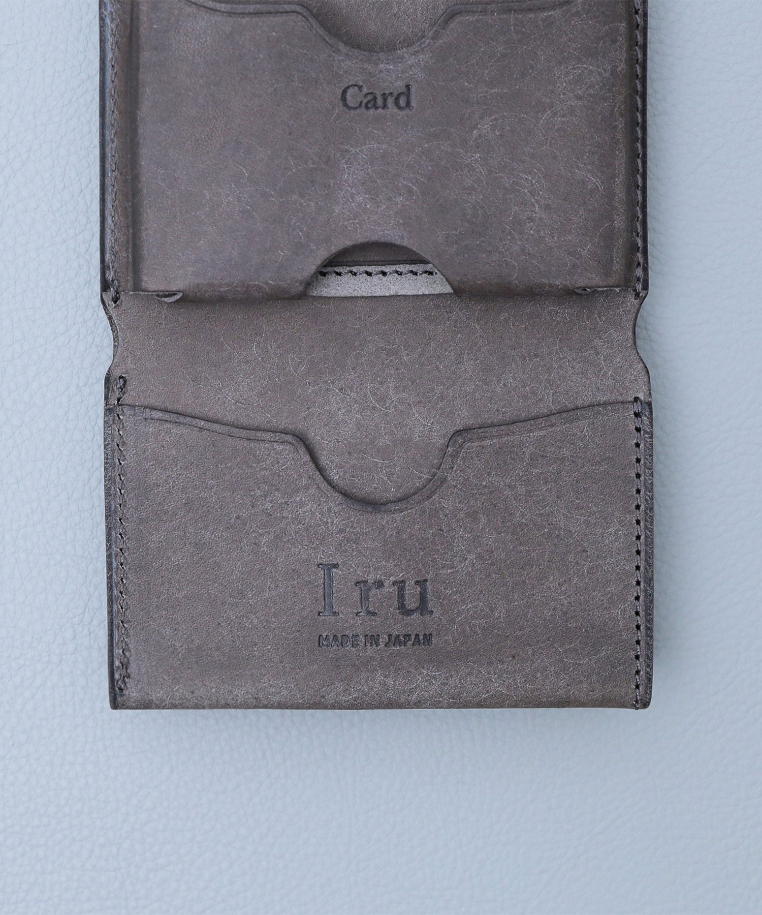 Iru×IKENOHATA GINKAWATEN】MARGOT LEATHER COMPACT WALLET