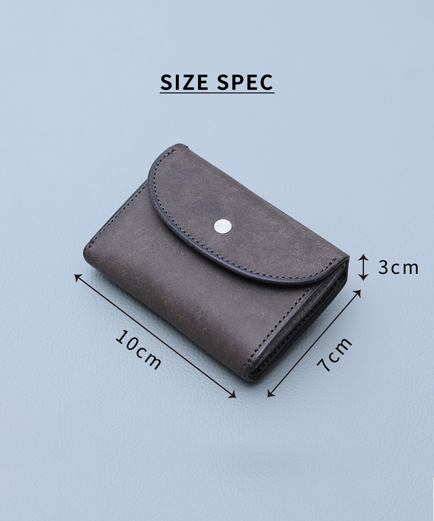 Iru×IKENOHATA GINKAWATEN】MARGOT LEATHER COMPACT WALLET