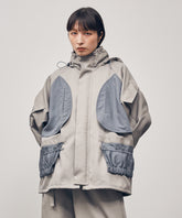 グレー×ベージュ