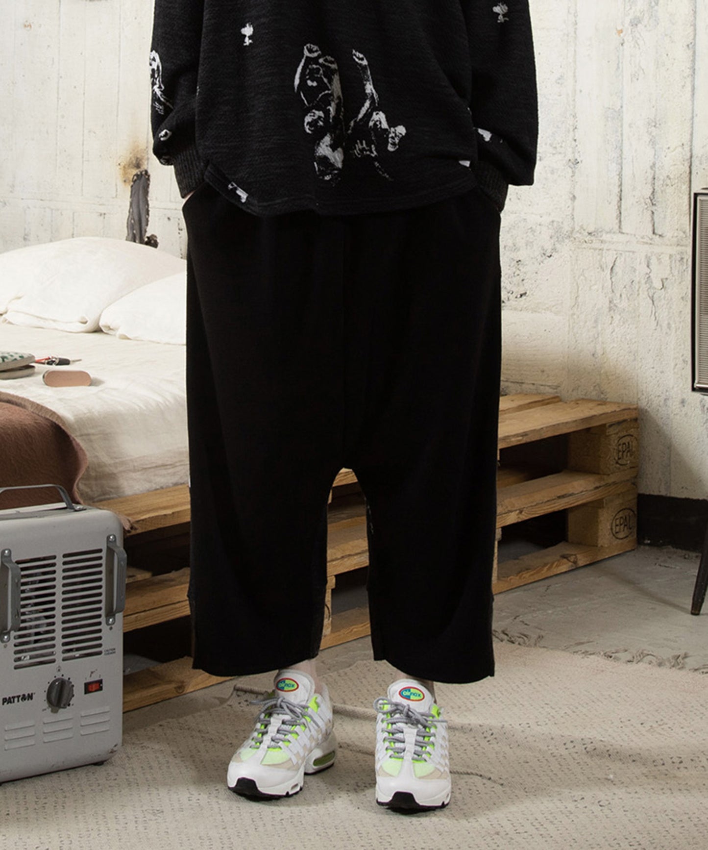 Jaquard Relax Pants