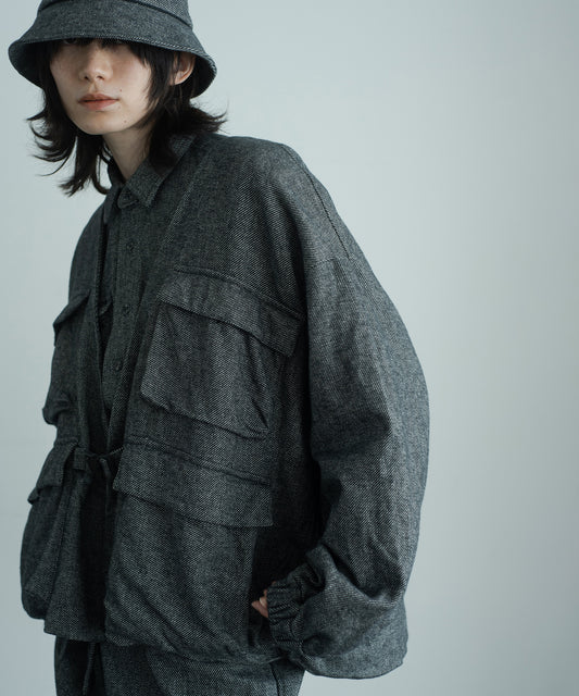 cotton tweed nomad jacket