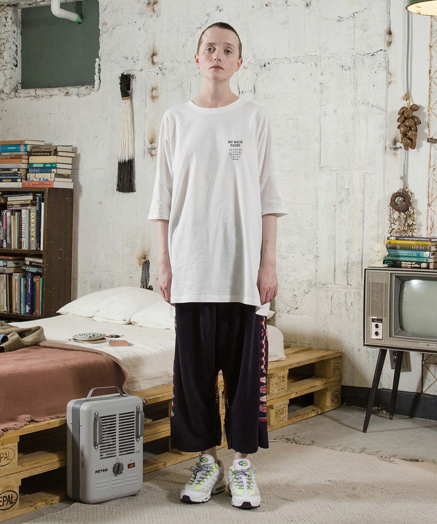 Jaquard Relax Pants