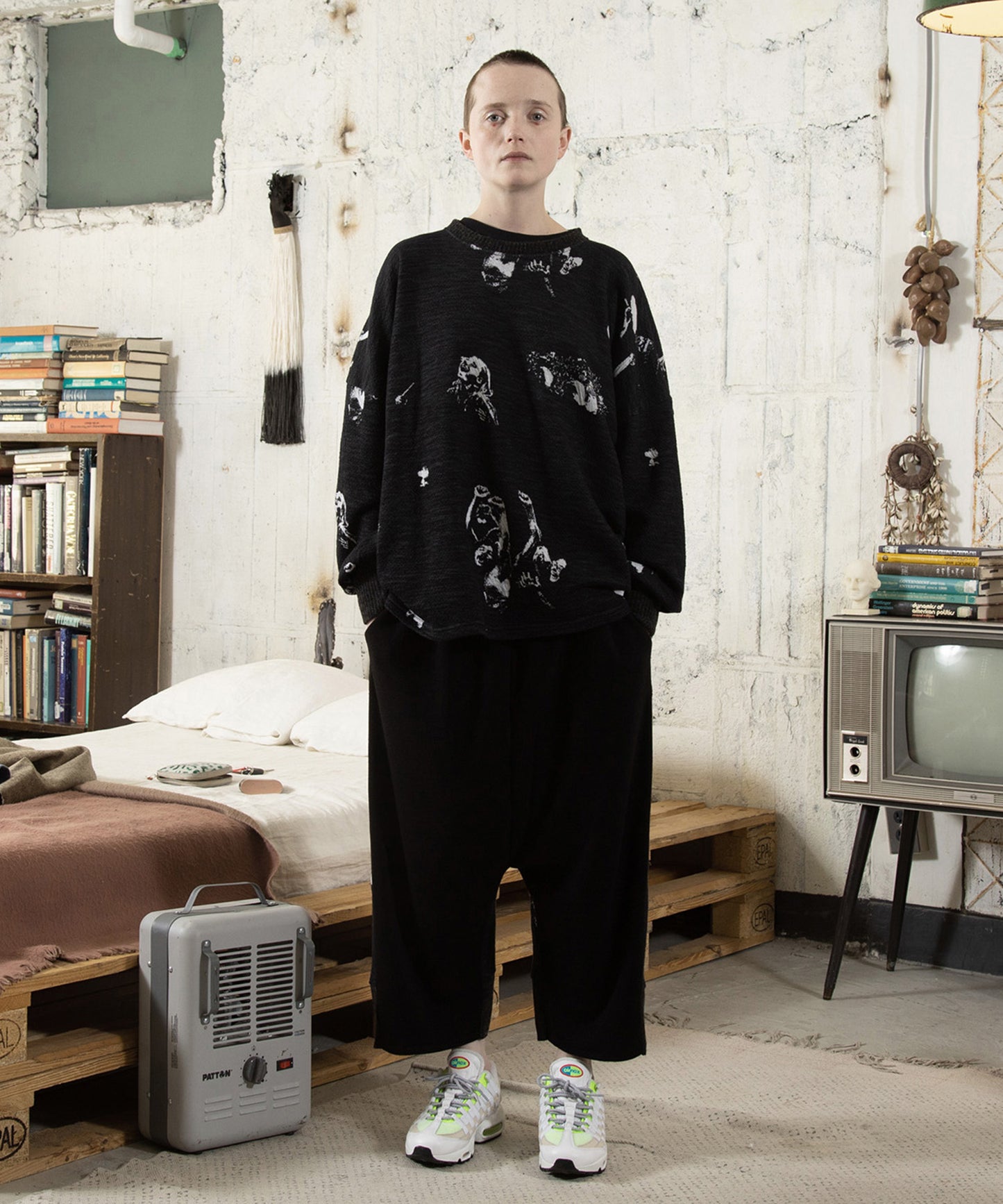 Jaquard Relax Pants