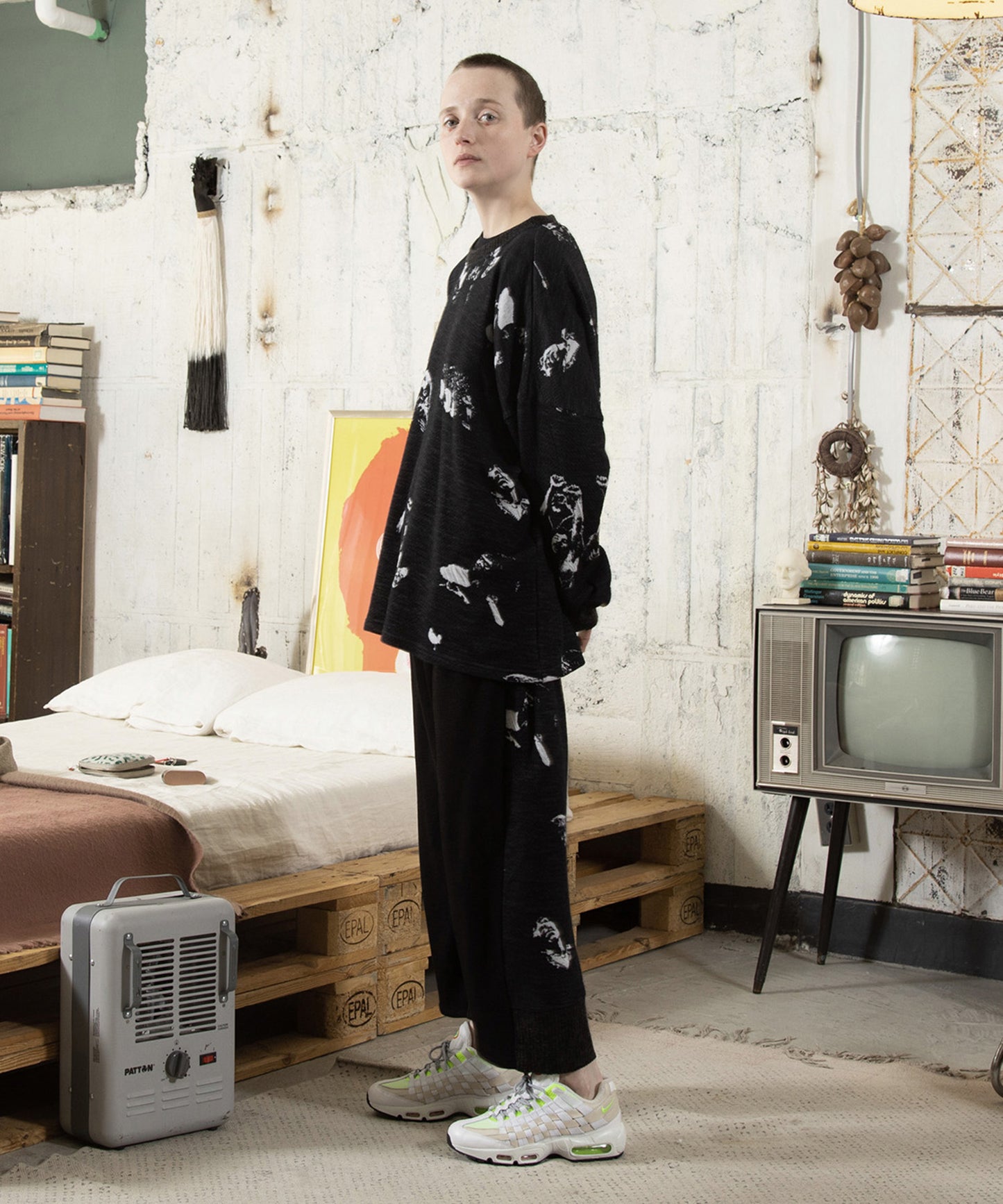 Jaquard Relax Pants