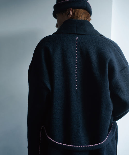 needle work gown coat