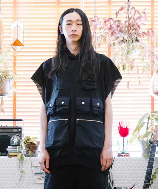 Fisherman's vest hoodie