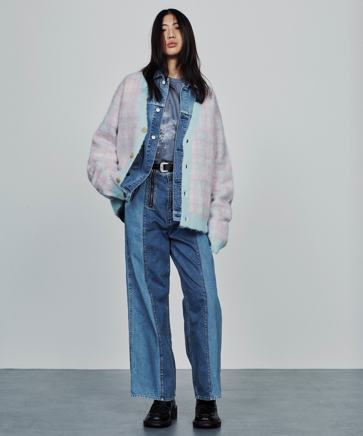 00s JieDa SWITCHING ZIP DENIM PANTS デニム SWITCHING ZIP DENIM PANTS – ANLIO（アンリオ）