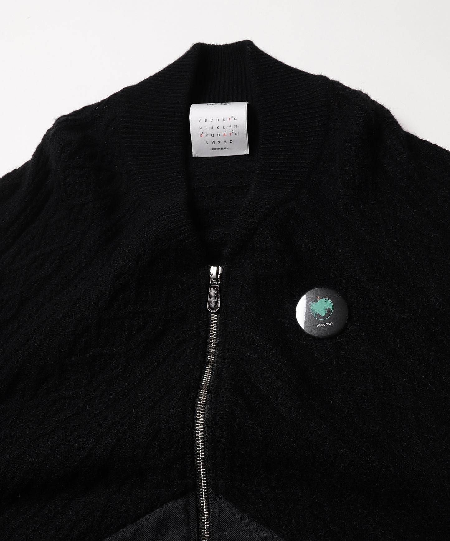 Mixed Knit Coat