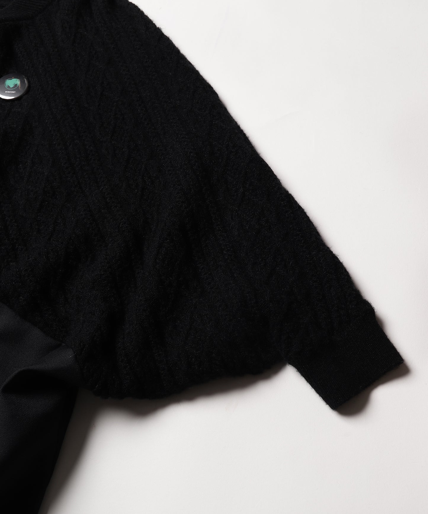 Mixed Knit Coat