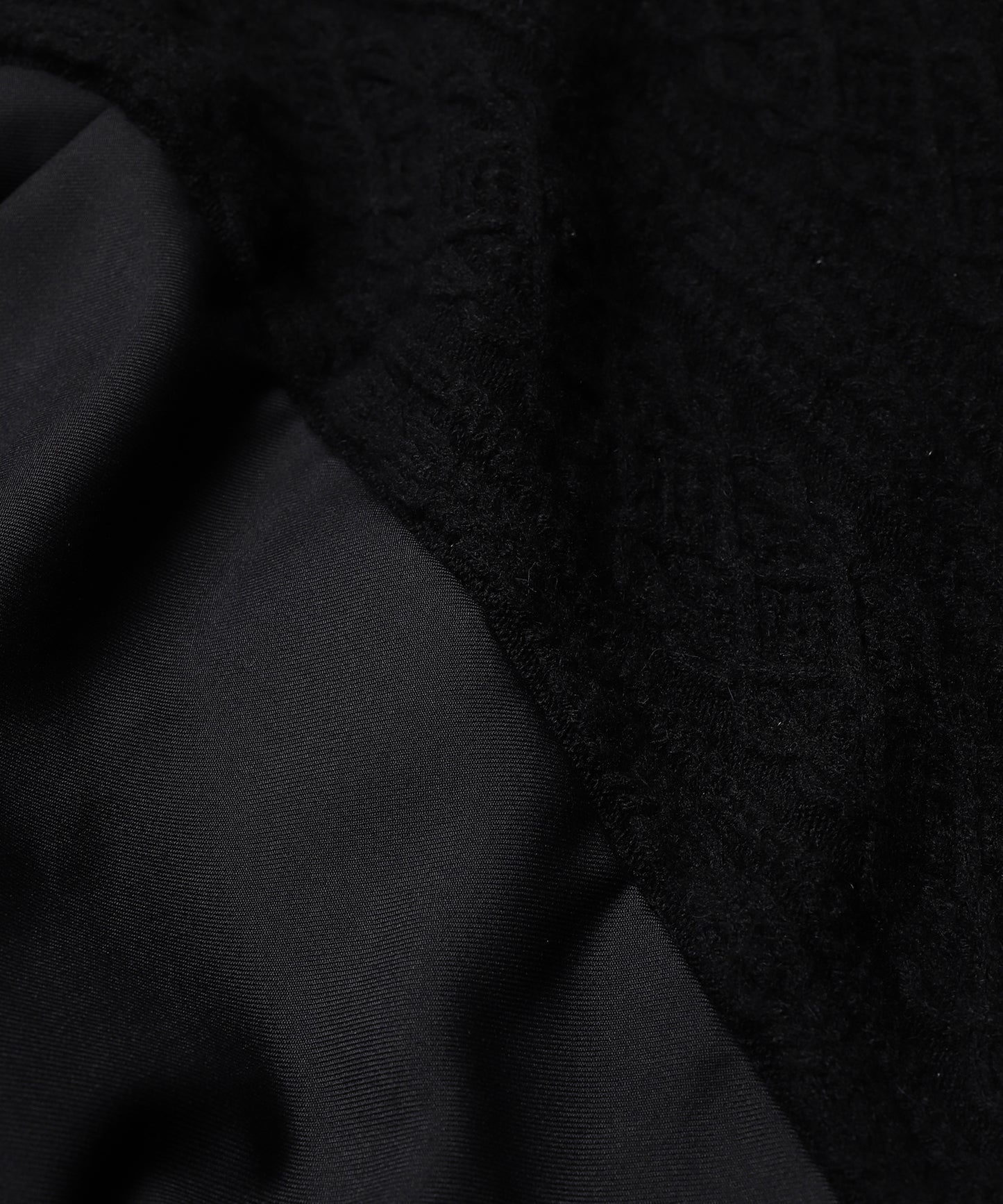 Mixed Knit Coat