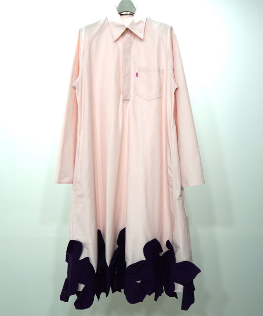 FLOWER PATCH SHIRTS ONE-PIECE