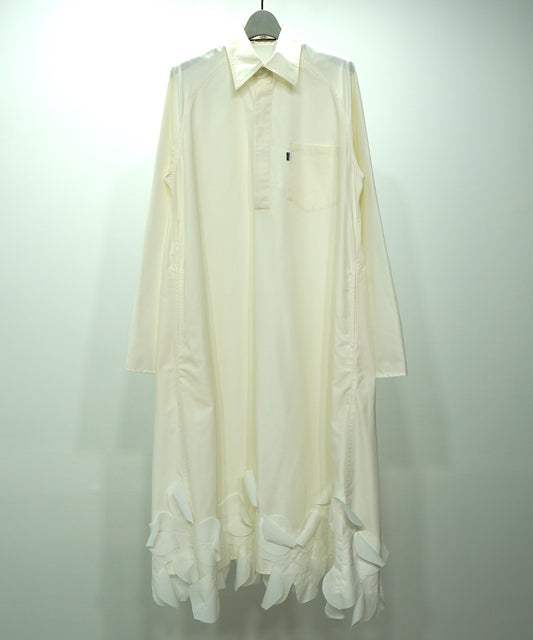FLOWER PATCH SHIRTS ONE-PIECE